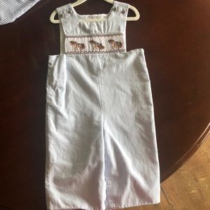 Shrimp and Grits Smocked Horses